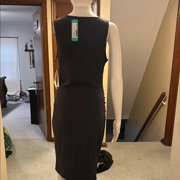 NWT Nine Britton Mercedes fitted rib knit dress Size MP - Picture 4 of 8